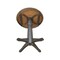 International Concepts Round 30 in Round Top Pedestal Table, 35.9 inH, Hickory/Washed Coal, 30 in W, 30 in L, 35.9 in H K45-30RT-27B-6B - alternate 4